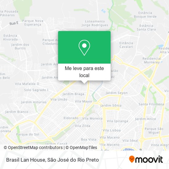Brasil Lan House mapa