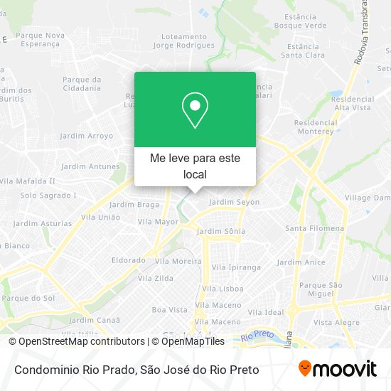 Condominio Rio Prado mapa