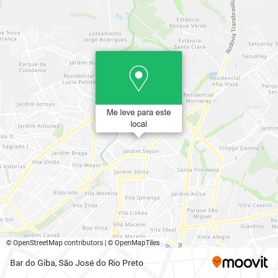Bar do Giba mapa