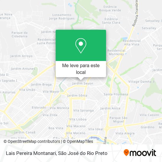 Lais Pereira Montanari mapa