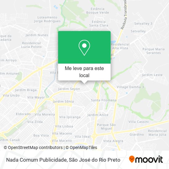 Nada Comum Publicidade mapa