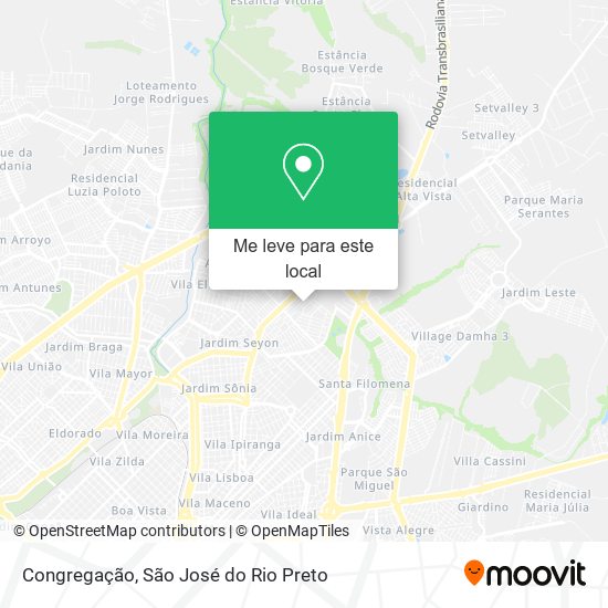 Congregação mapa