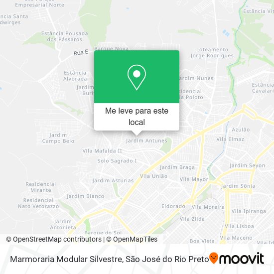 Marmoraria Modular Silvestre mapa