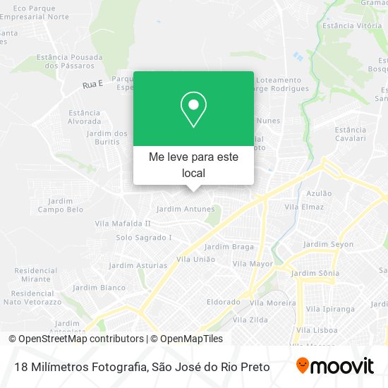 18 Milímetros Fotografia mapa