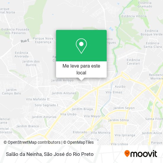 Salão da Neinha mapa