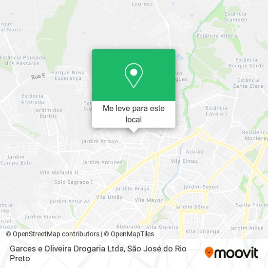 Garces e Oliveira Drogaria Ltda mapa