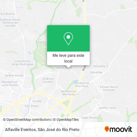 Alfaville Eventos mapa