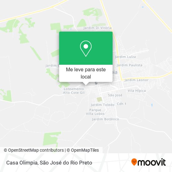 Casa Olimpia mapa