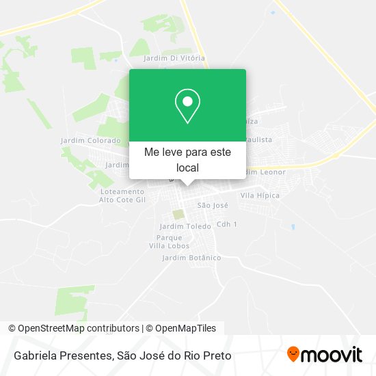 Gabriela Presentes mapa
