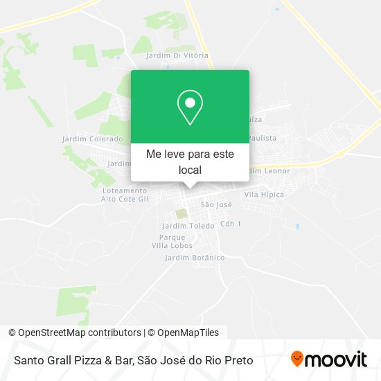 Santo Grall Pizza & Bar mapa