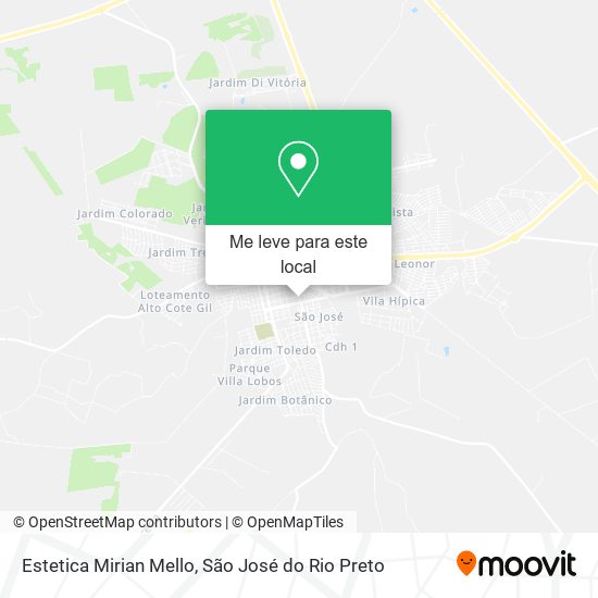 Estetica Mirian Mello mapa