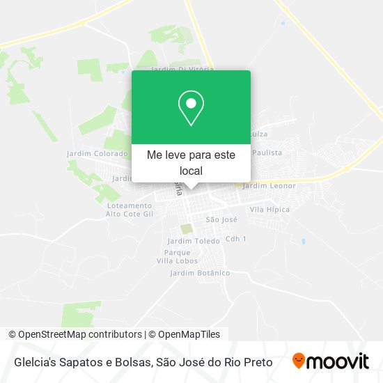 Glelcia's Sapatos e Bolsas mapa