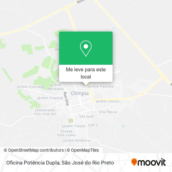 Oficina Potência Dupla mapa