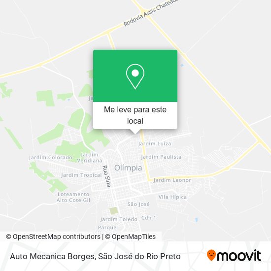 Auto Mecanica Borges mapa