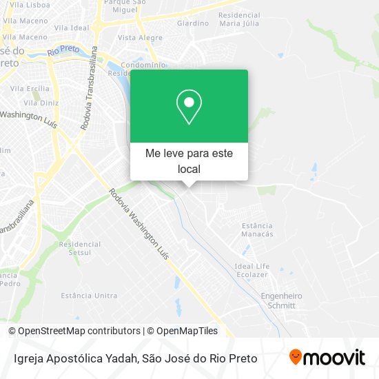 Igreja Apostólica Yadah mapa