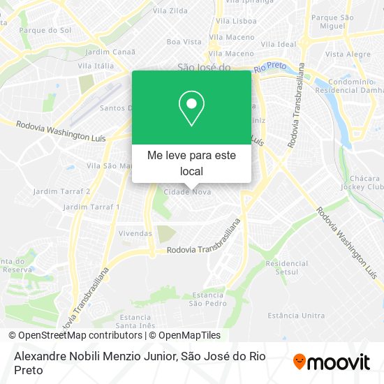 Alexandre Nobili Menzio Junior mapa