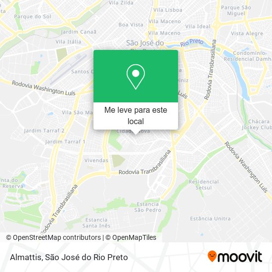 Almattis mapa