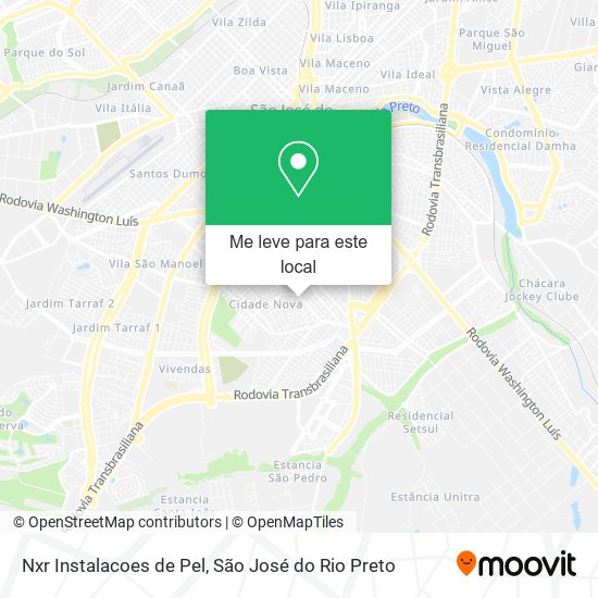 Nxr Instalacoes de Pel mapa