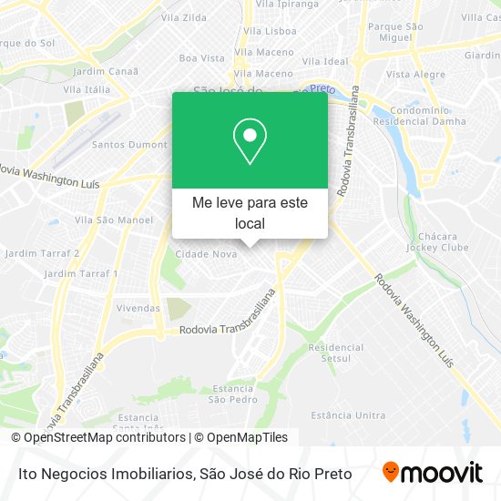 Ito Negocios Imobiliarios mapa