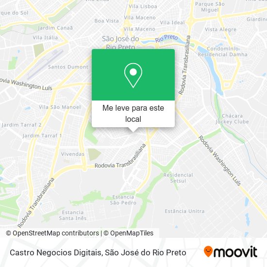 Castro Negocios Digitais mapa