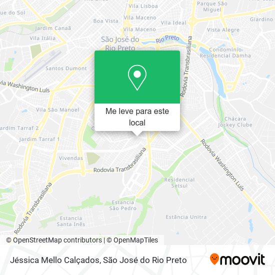 Jéssica Mello Calçados mapa