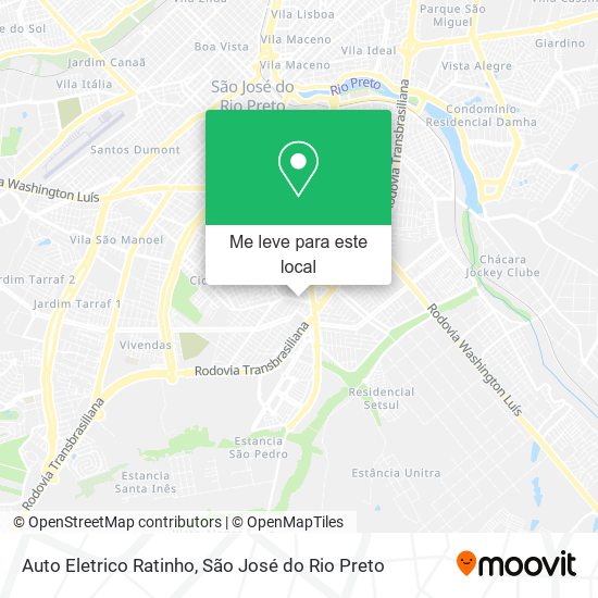 Auto Eletrico Ratinho mapa