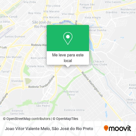 Joao Vitor Valente Melo mapa
