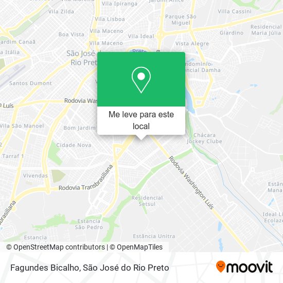 Fagundes Bicalho mapa