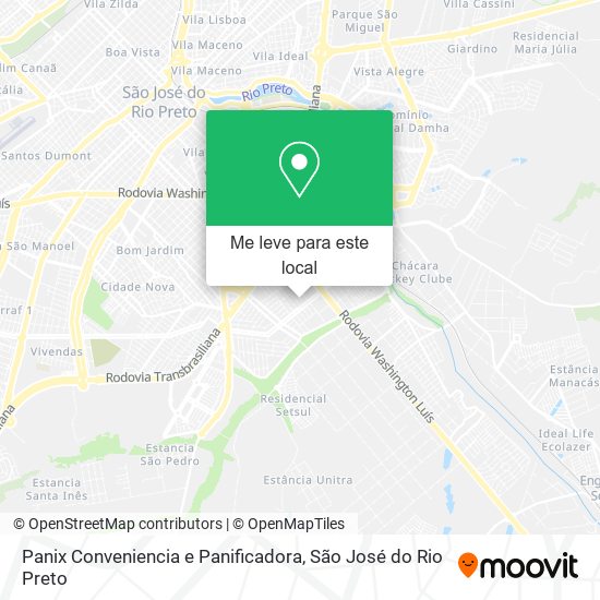 Panix Conveniencia e Panificadora mapa