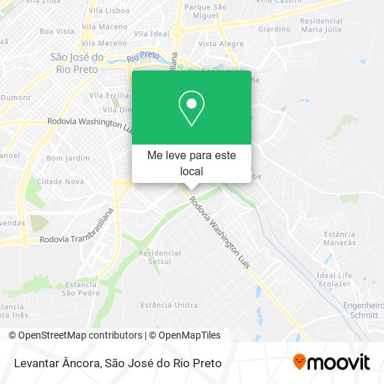 Levantar Âncora mapa