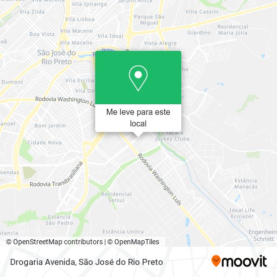 Drogaria Avenida mapa