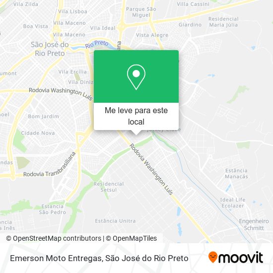 Emerson Moto Entregas mapa