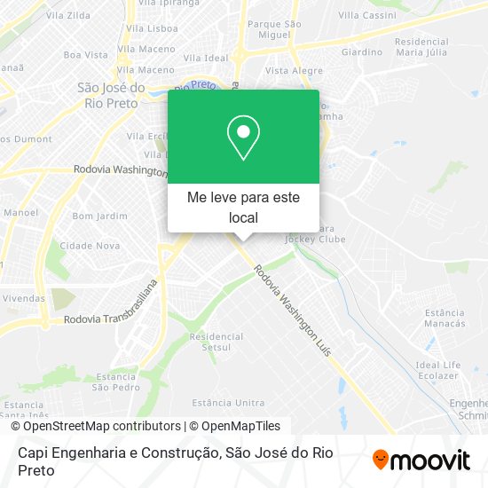 Capi Engenharia e Construção mapa