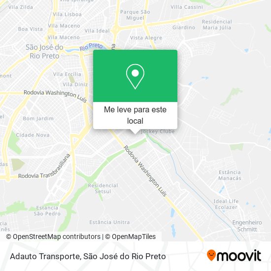 Adauto Transporte mapa
