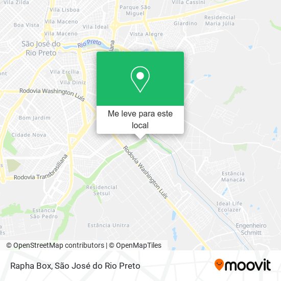 Rapha Box mapa
