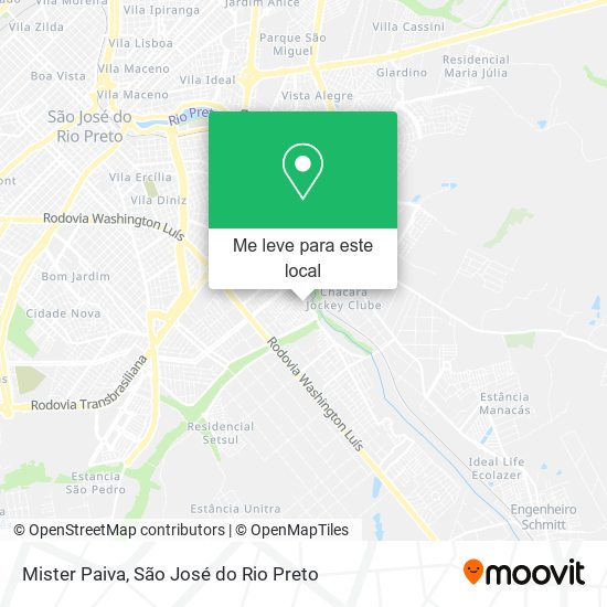 Mister Paiva mapa