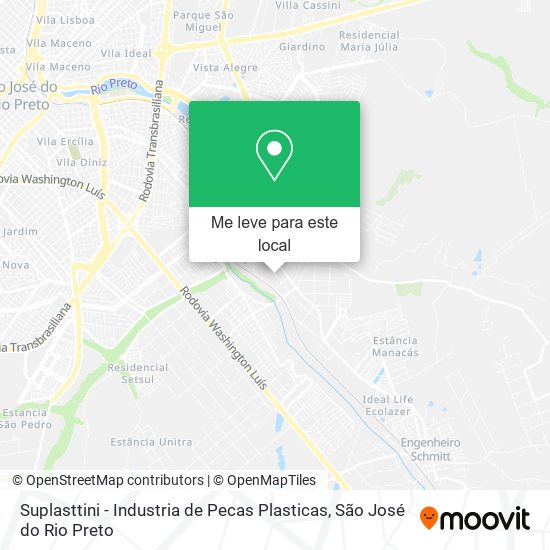 Suplasttini - Industria de Pecas Plasticas mapa