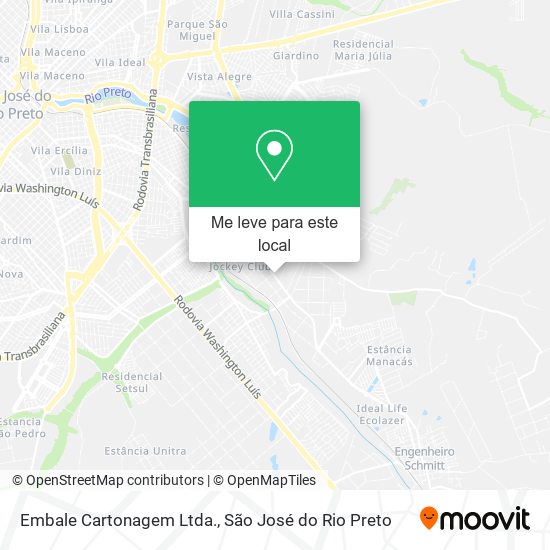 Embale Cartonagem Ltda. mapa