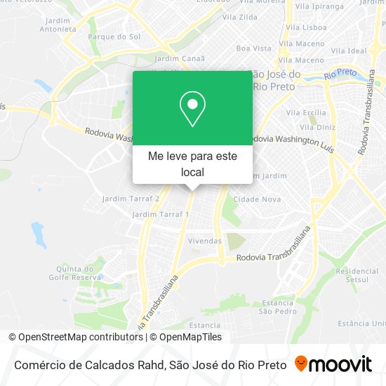 Comércio de Calcados Rahd mapa