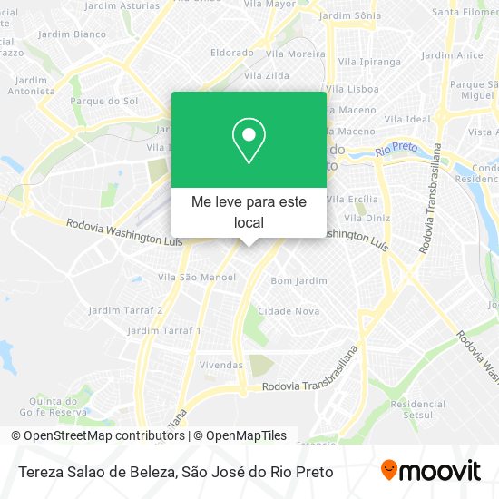Tereza Salao de Beleza mapa