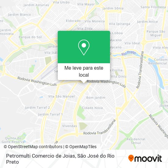Petromulti Comercio de Joias mapa