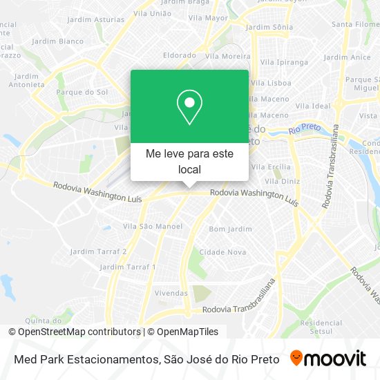Med Park Estacionamentos mapa