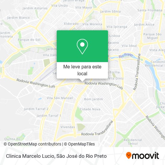 Clinica Marcelo Lucio mapa