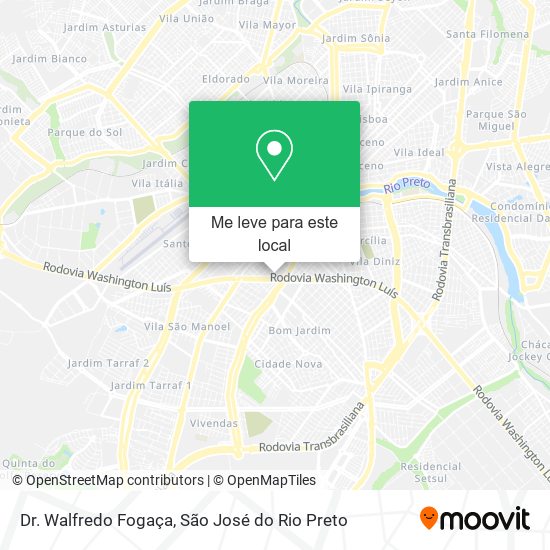 Dr. Walfredo Fogaça mapa