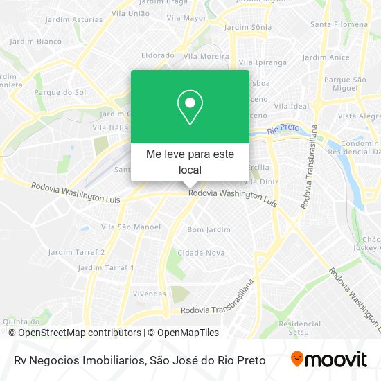 Rv Negocios Imobiliarios mapa