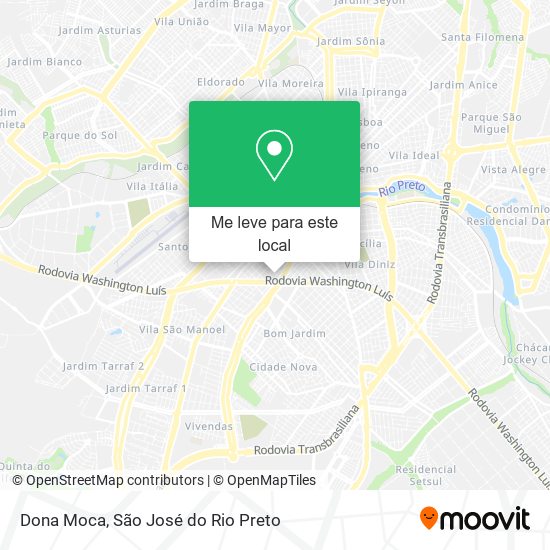 Dona Moca mapa