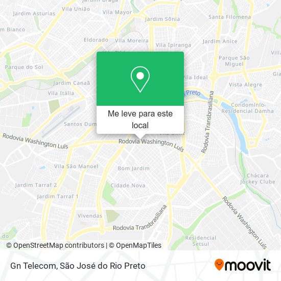 Gn Telecom mapa