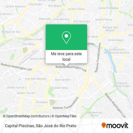 Capital Piscinas mapa