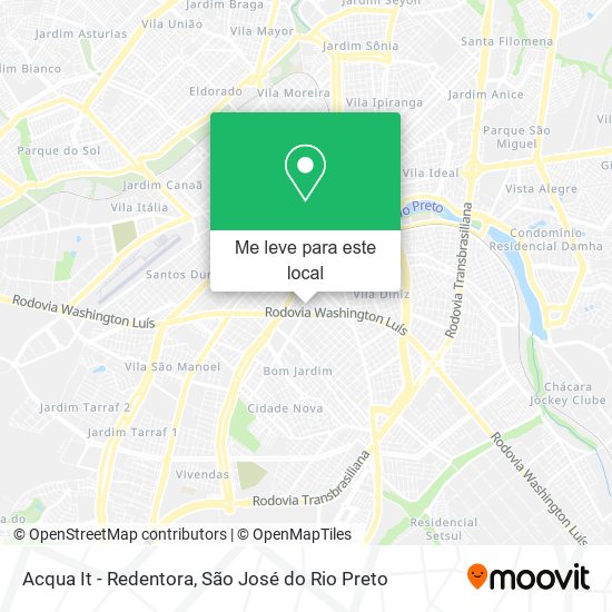 Acqua It - Redentora mapa