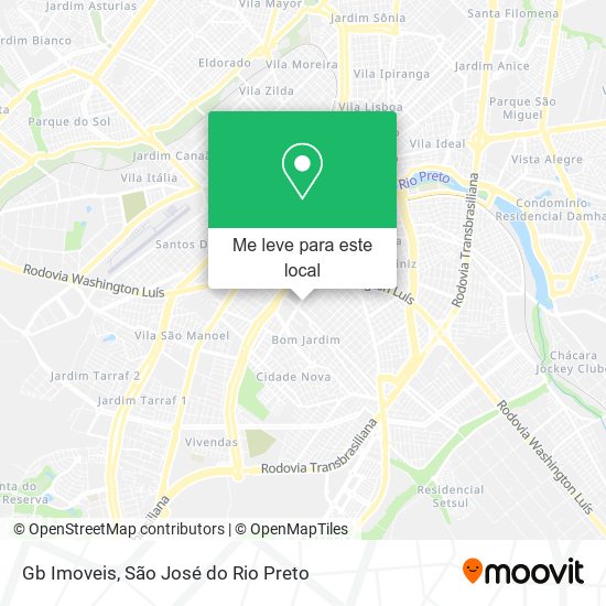 Gb Imoveis mapa